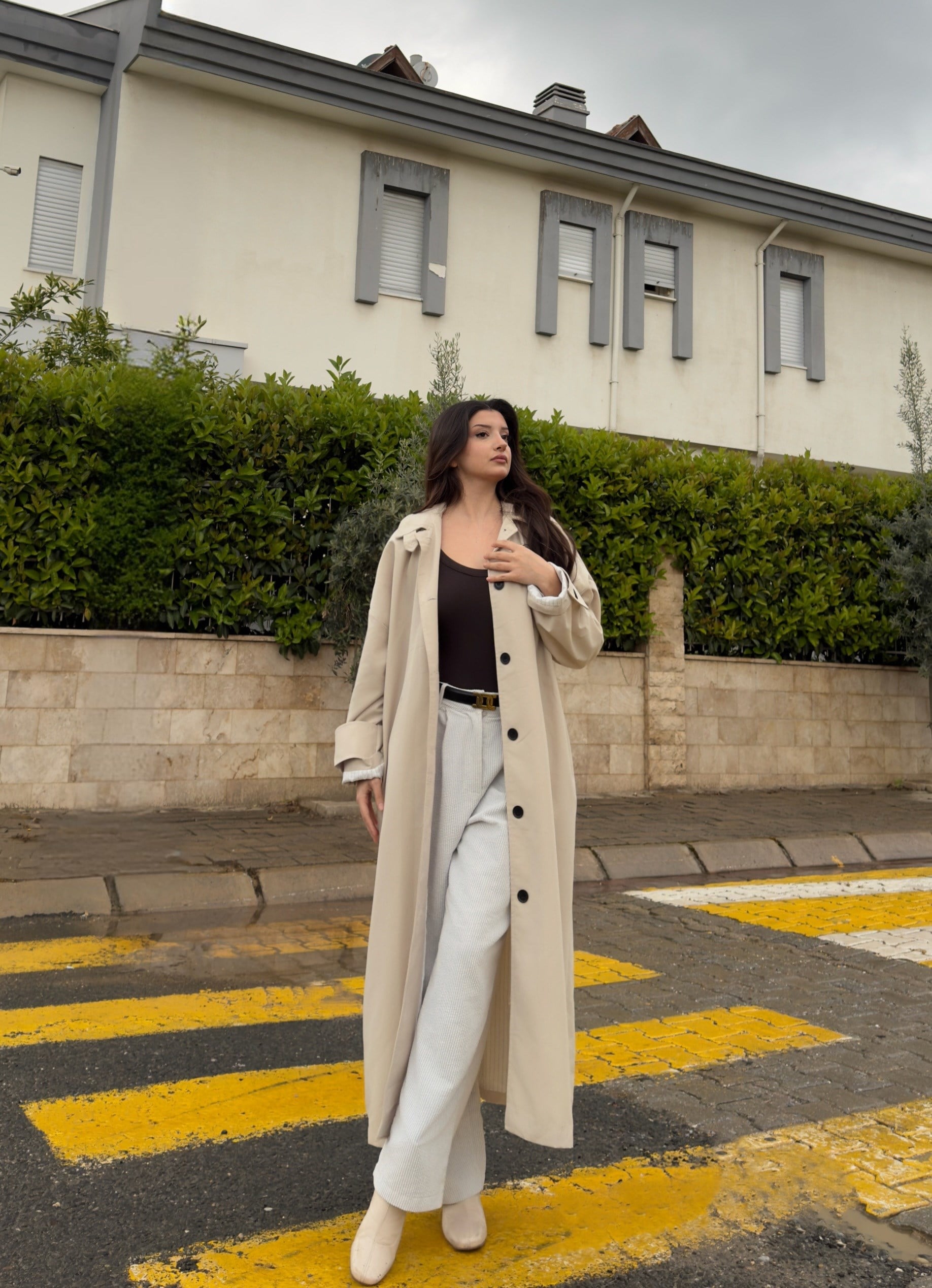 Aurora Bej Trençkot