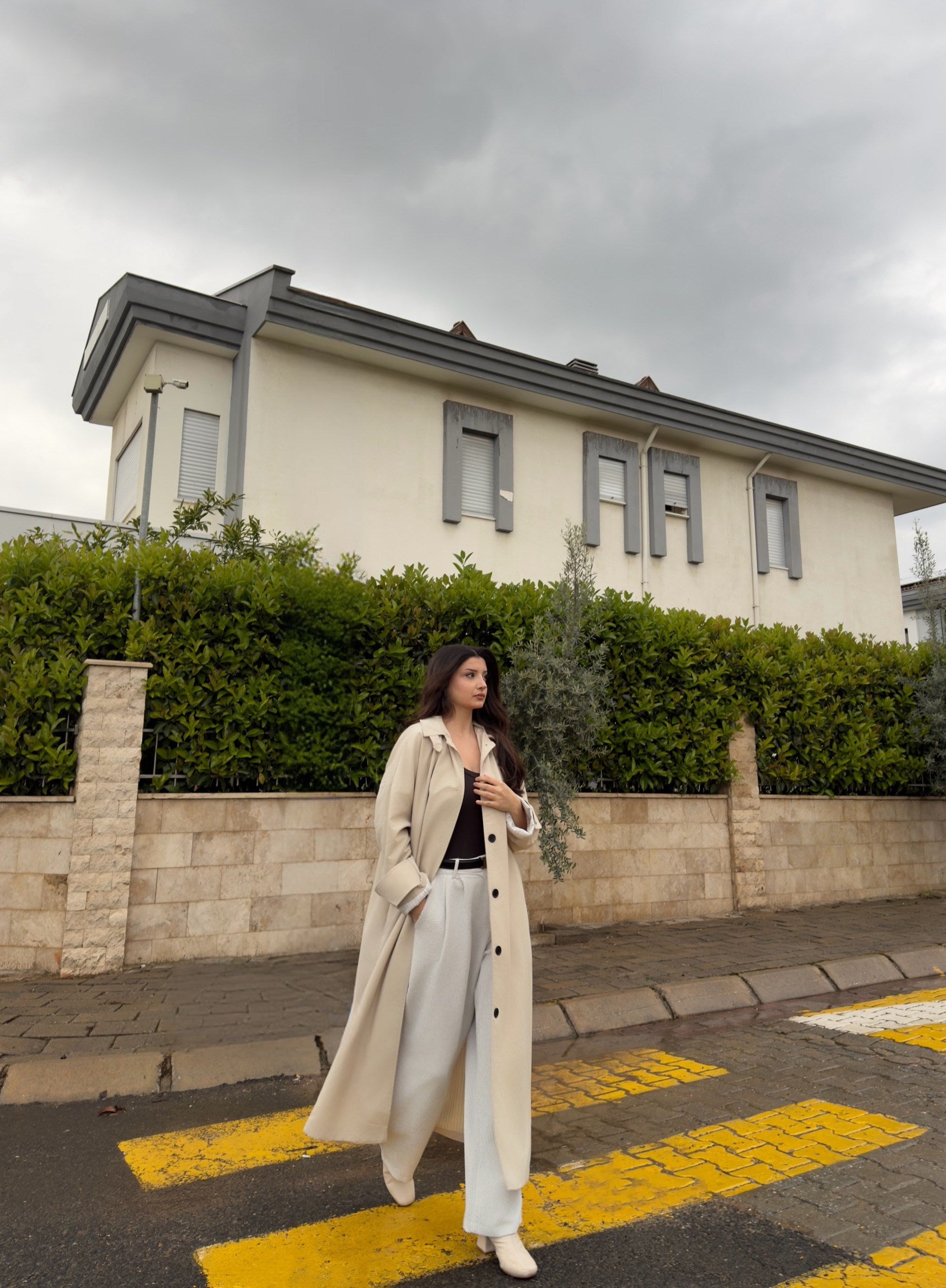 Aurora Bej Trençkot