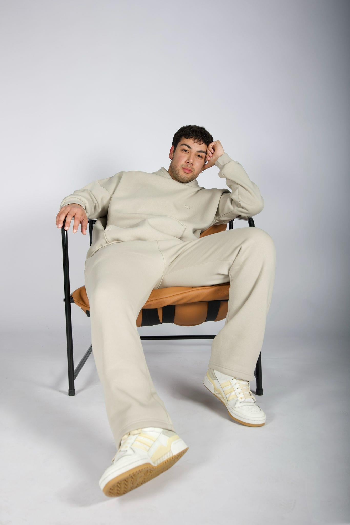Erkek Bej Sweatshirt
