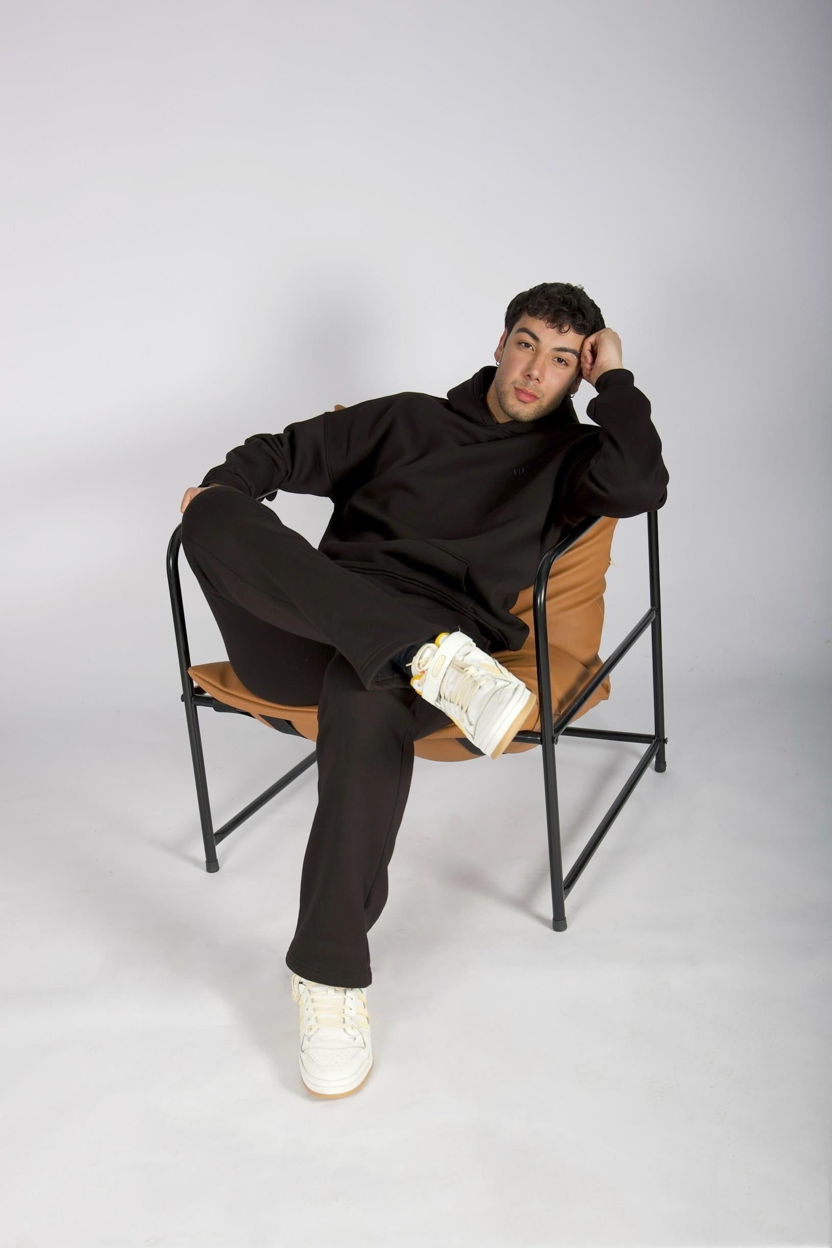 Erkek Siyah Sweatshirt