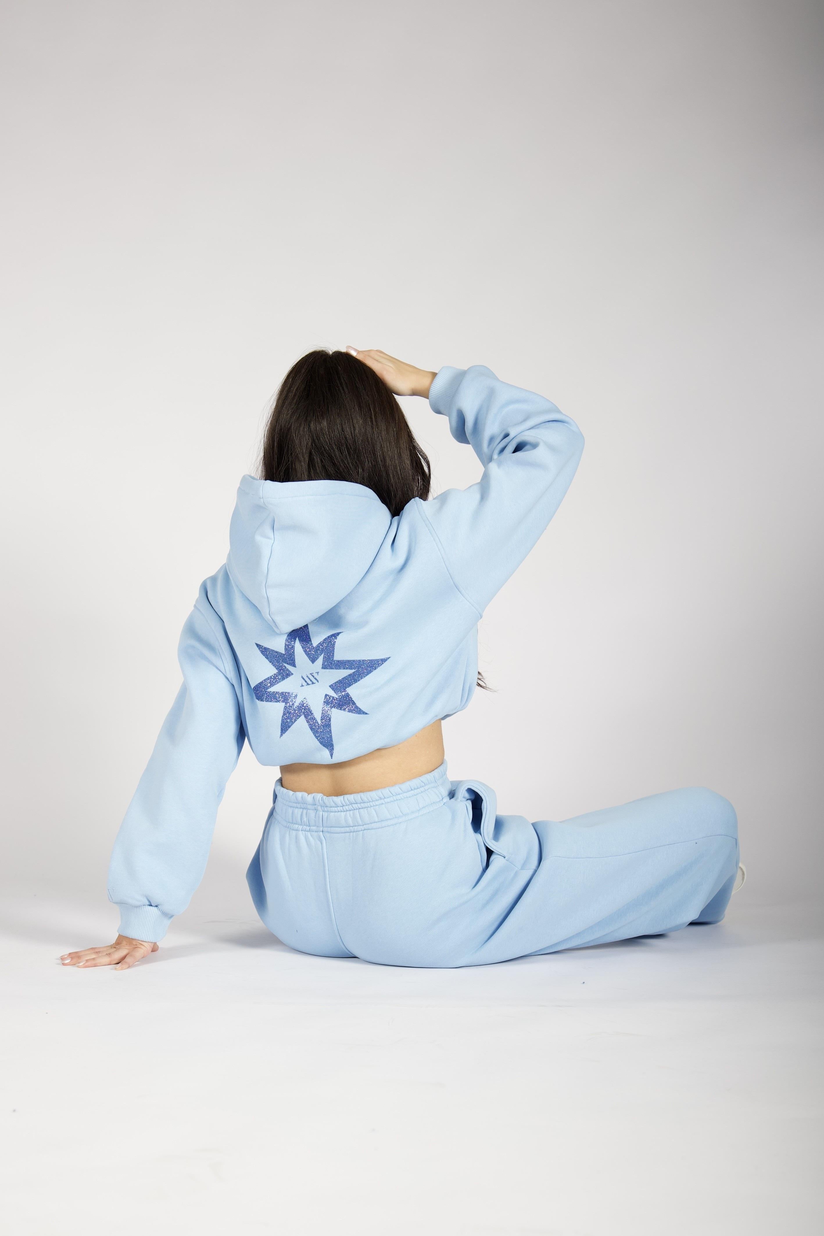 Starlite Mavi Crop Sweatshirt