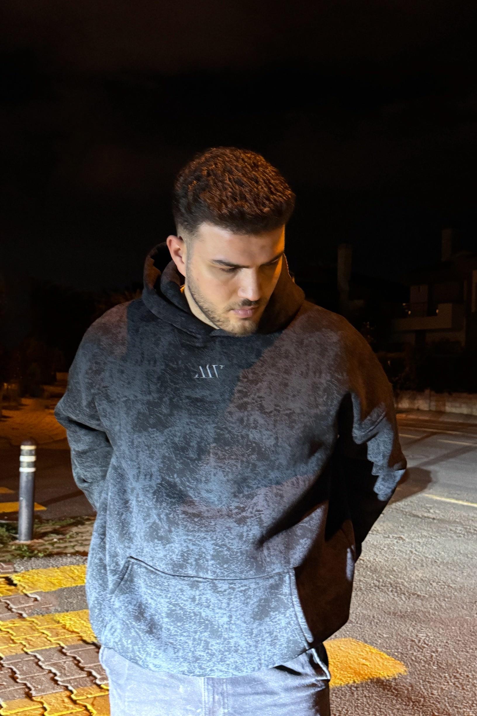 Unisex Kalıp Sisli Sweatshirt