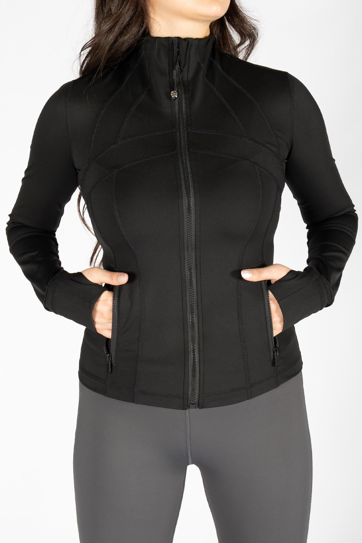Deepform Slim Fit Spor Ceket – Core Black (fileli)