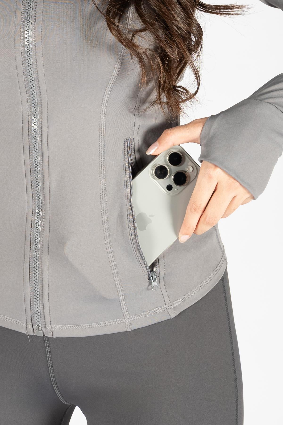 Edgeform Slim Fit Spor Ceket – Smoky Gray (filesiz)