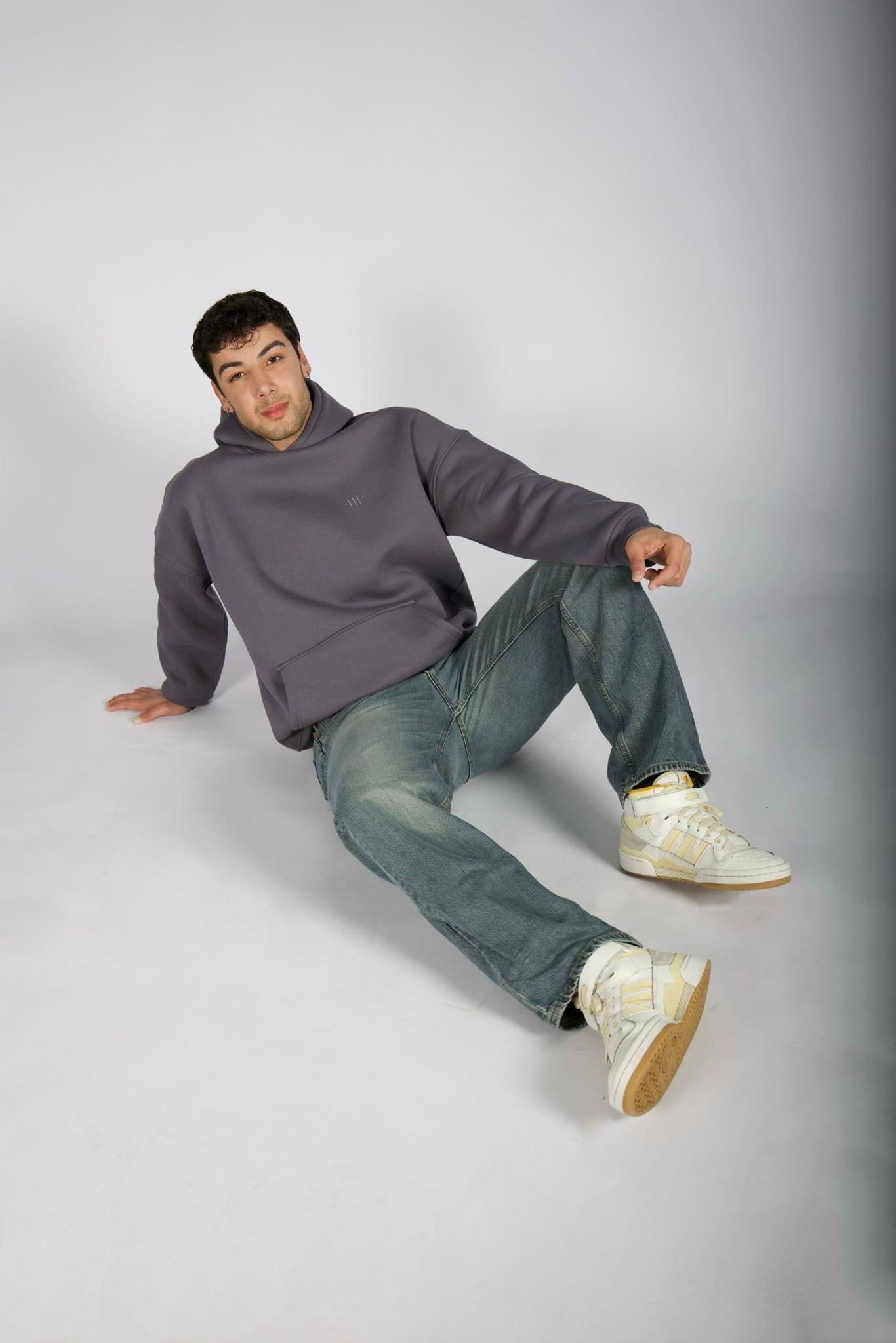 Erkek Antrasit Gri Sweatshirt