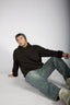 Erkek Siyah Sweatshirt