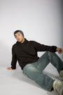 Erkek Siyah Sweatshirt
