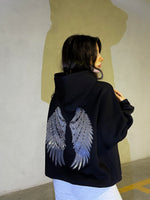 Shiny Angel Gümüş Pullu Sweatshirt
