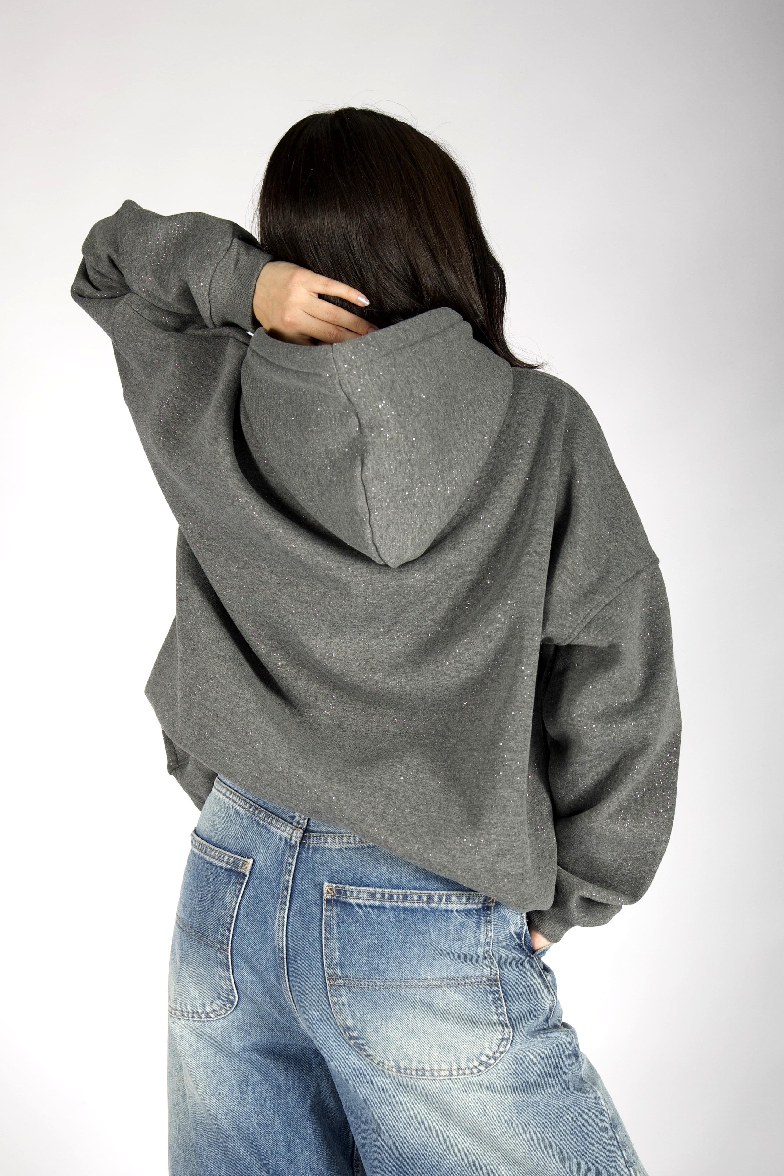 Simli Gri Sweatshirt