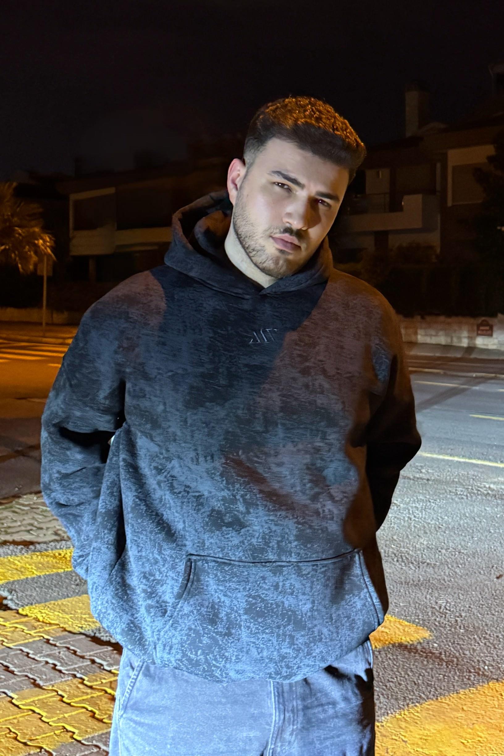 Unisex Kalıp Sisli Sweatshirt