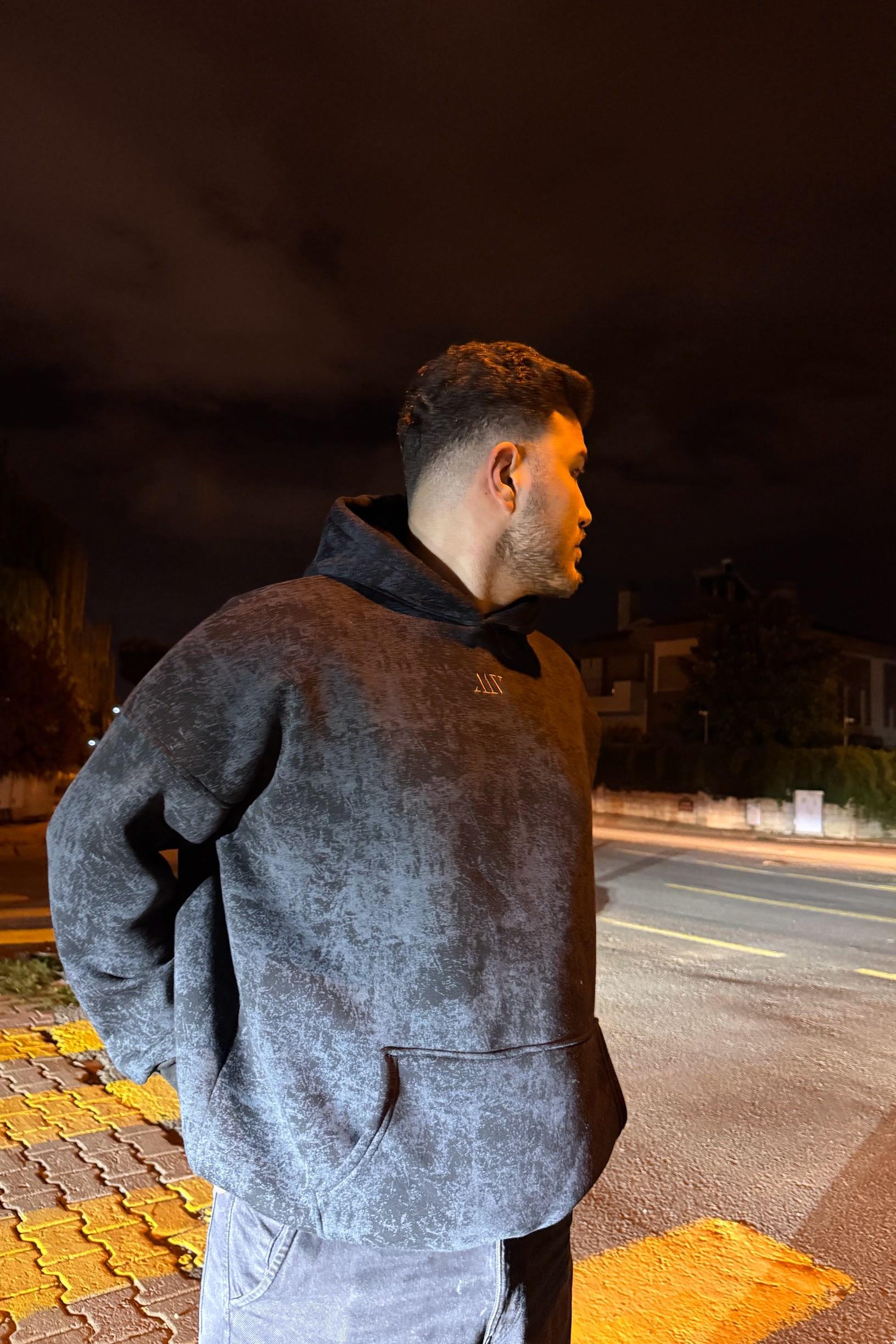 Unisex Kalıp Sisli Sweatshirt
