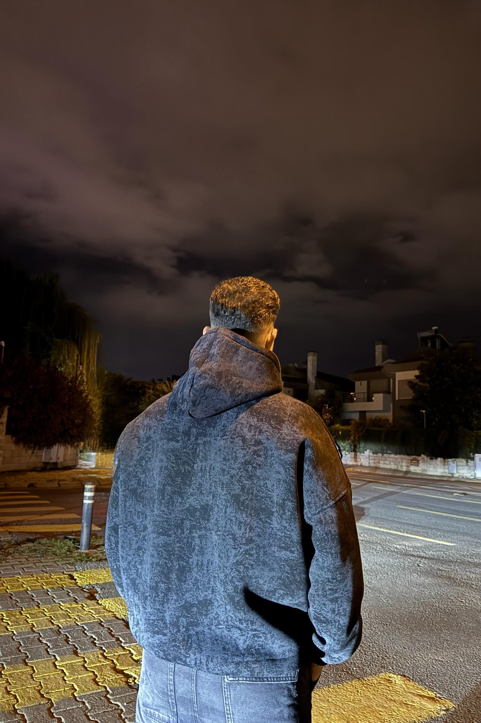 Unisex Kalıp Sisli Sweatshirt